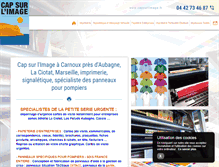 Tablet Screenshot of capsurlimage.fr